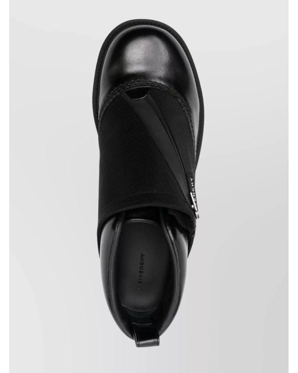 Givenchy Black Leather Panelled Ankle Boots for men