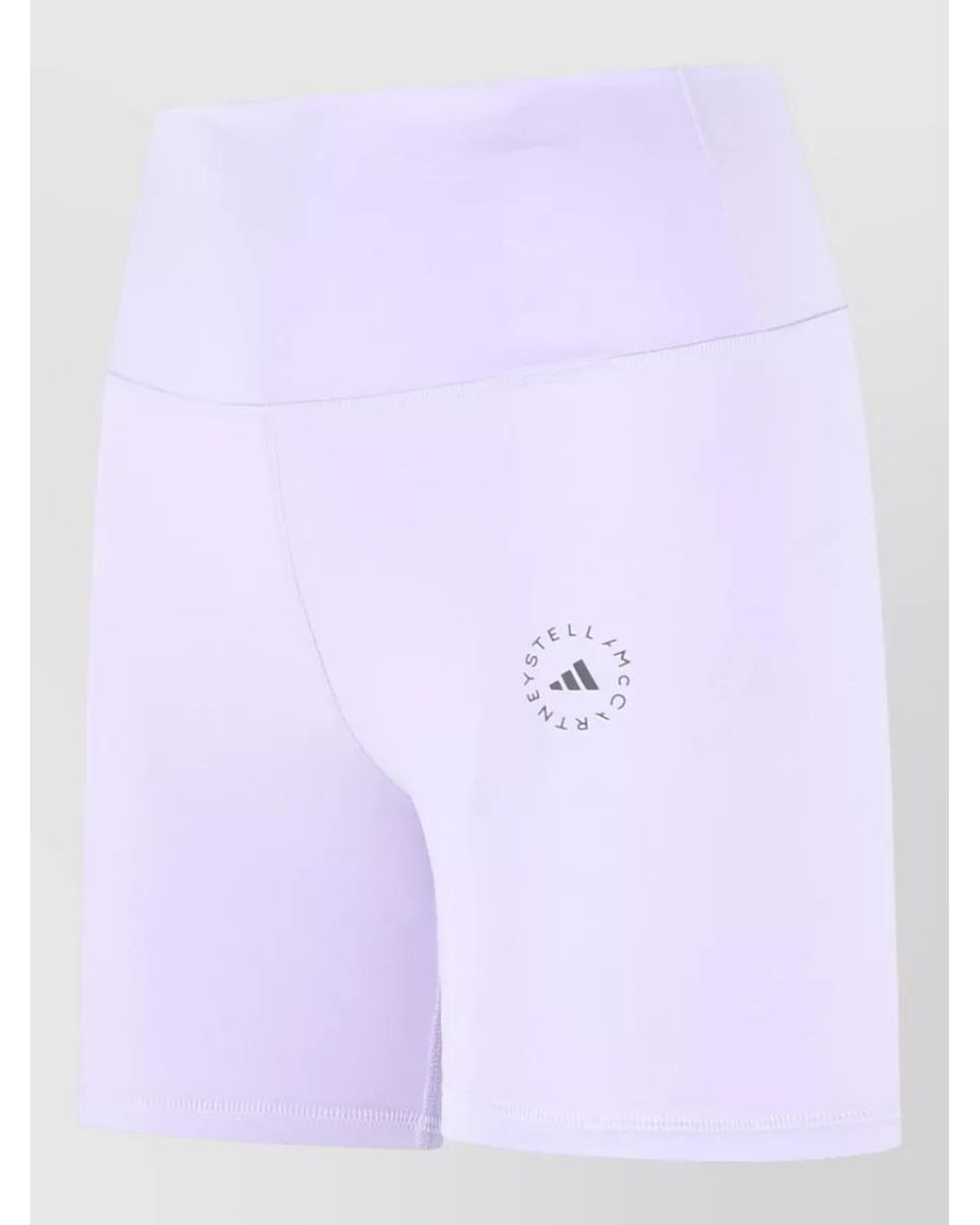 Adidas By Stella McCartney Purple High-Rise Knee-Length Shorts