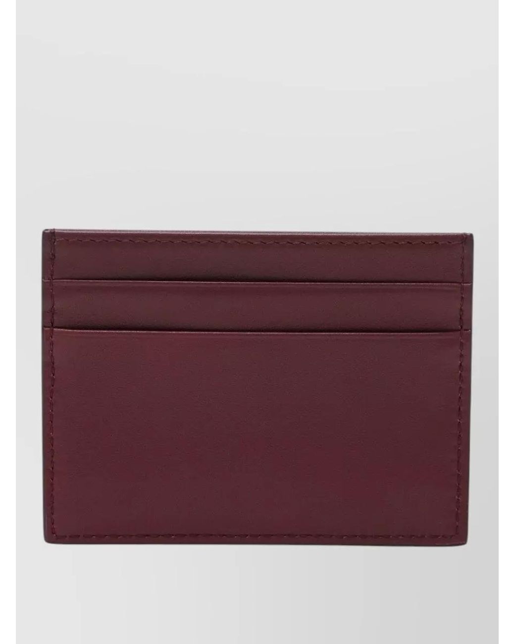 Dolce & Gabbana Purple Leather Cardholder