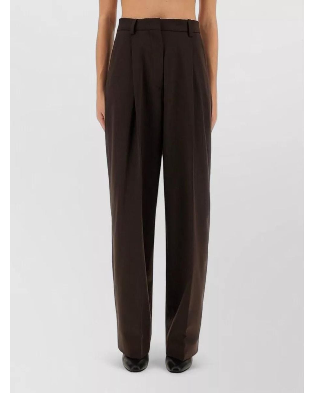 Thelatest Black Wide-Leg Trousers