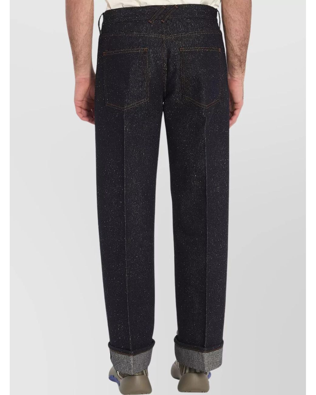 Burberry Blue Denim Straight-Leg Jeans for men