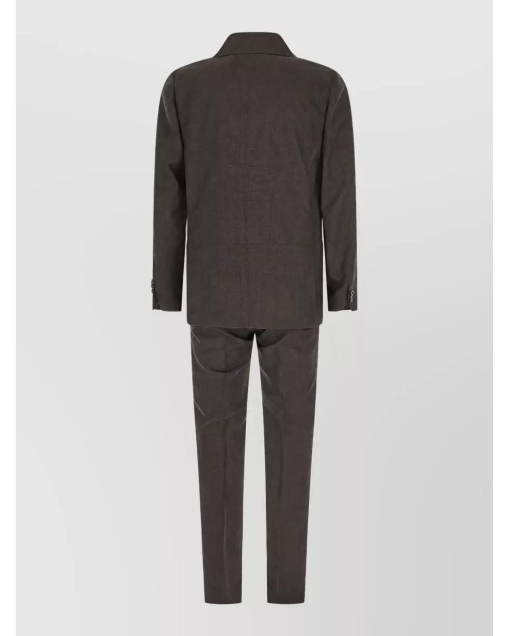 Lardini Black Double-Breasted Coat for men