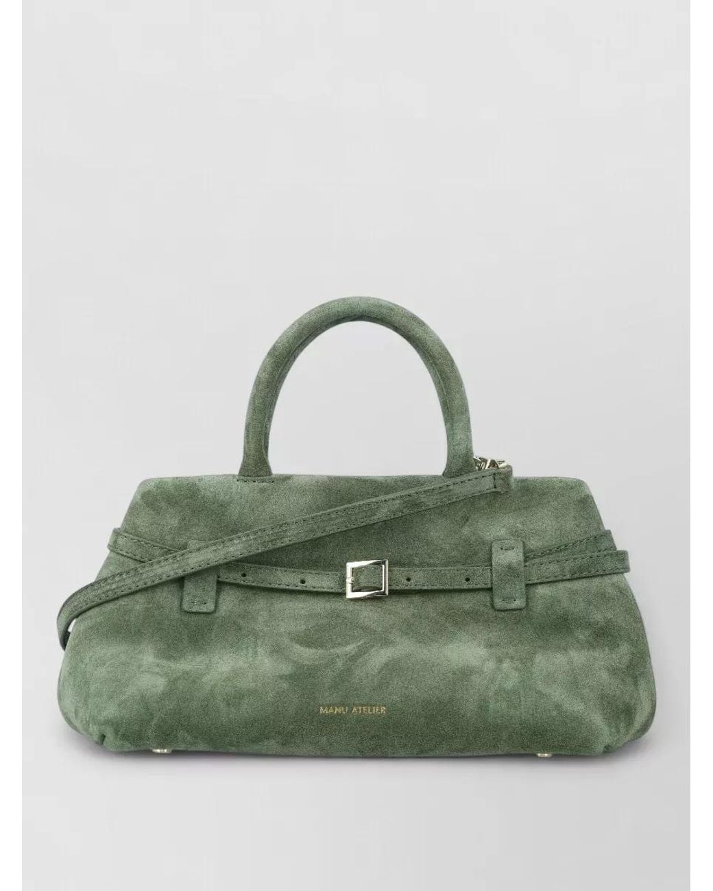 MANU Atelier Green Na Calf Leather Shoulder Bag