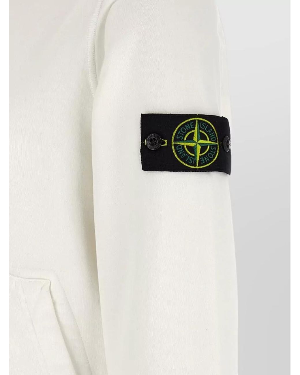 Stone Island Natural Cotton Relaxed-Fit Hoodie for men
