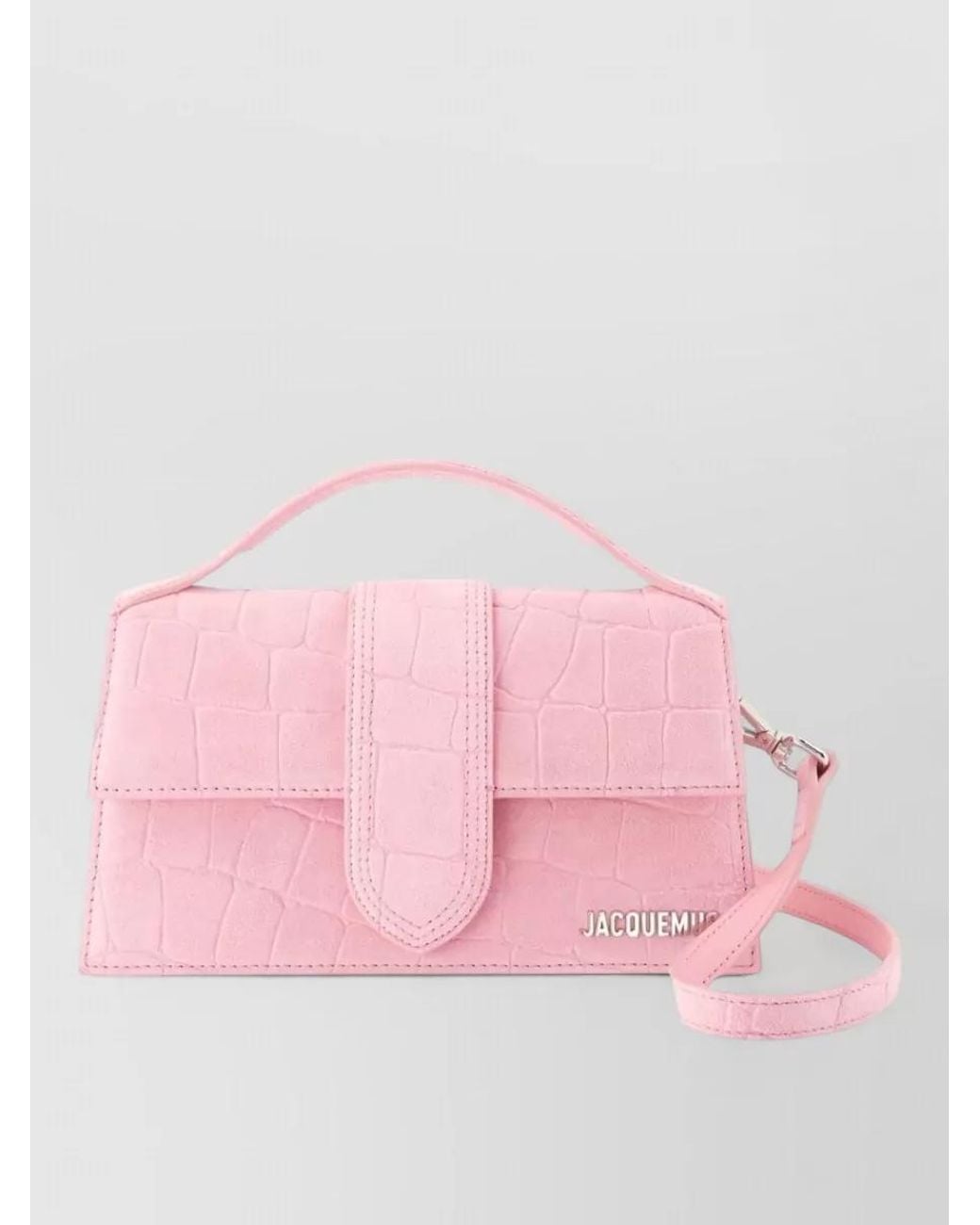Jacquemus Pink Le Grand Bambino Leather Mini Bag