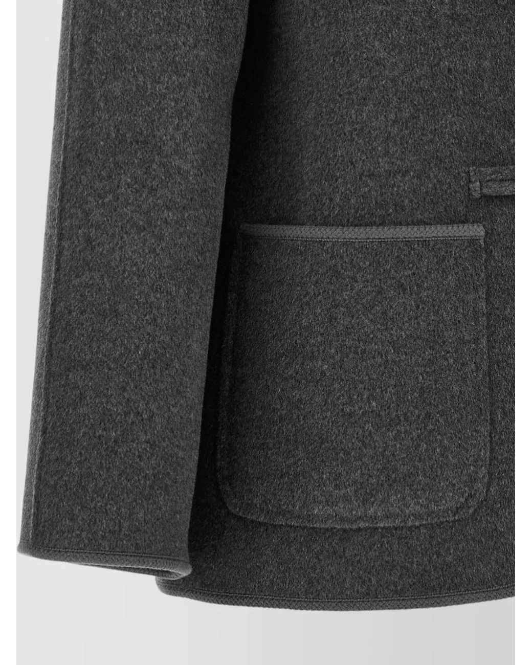 Rohe Black Wool Cashmere Relaxed-Fit Jacket