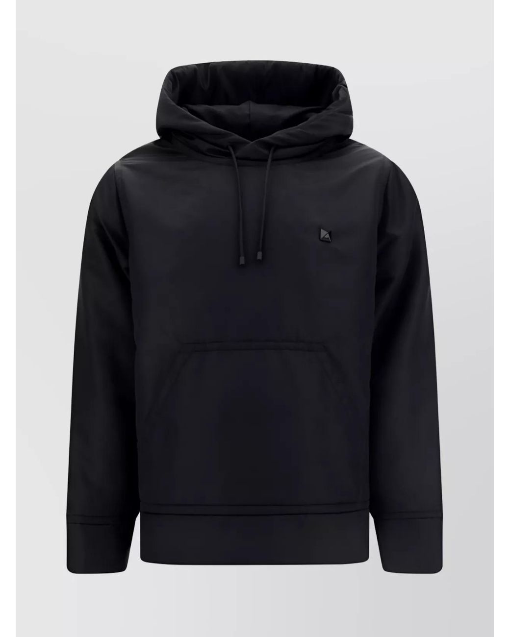Valentino Garavani Blue Nylon Hooded Sweatshirt for men