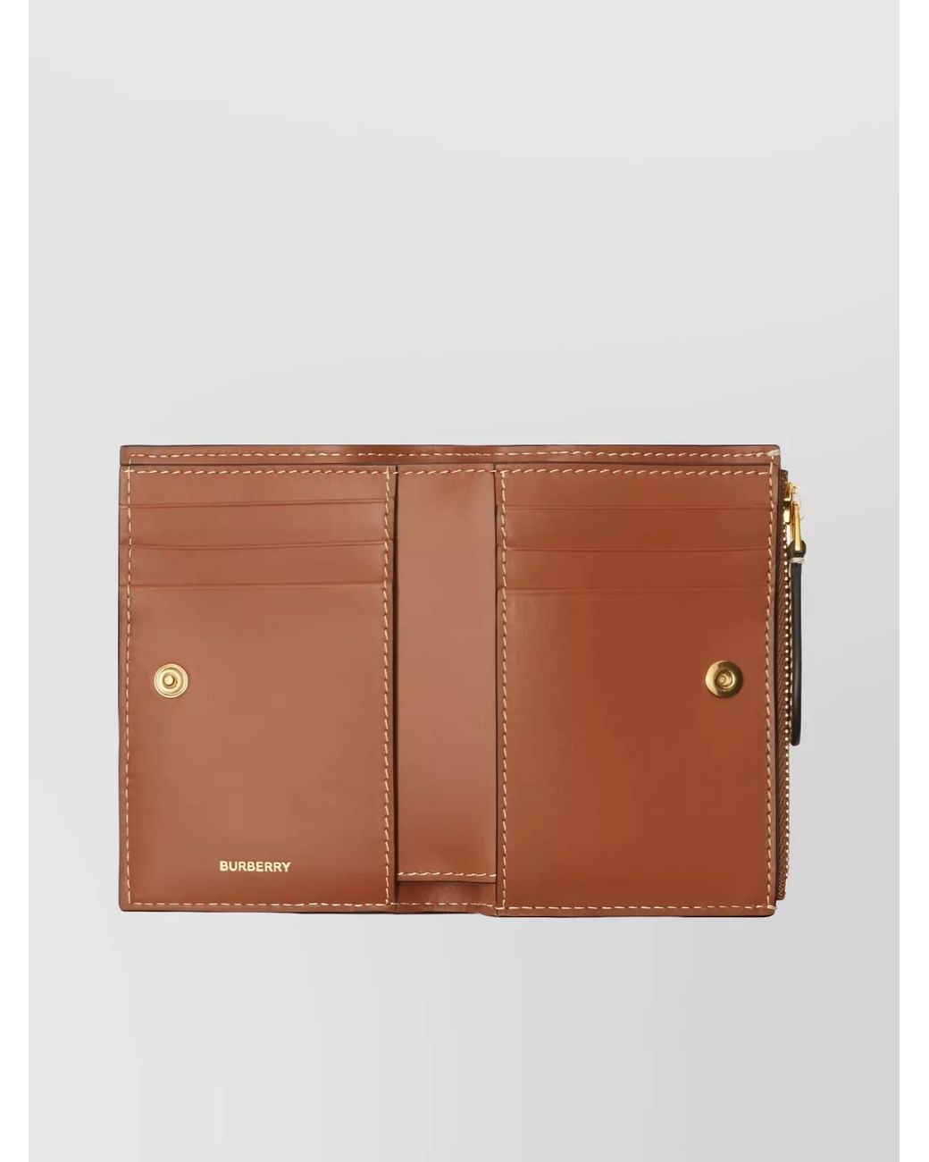 Burberry Natural Check Canvas Wallet