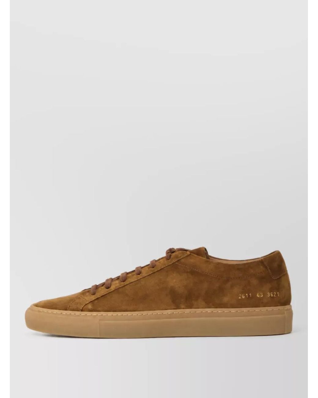 Common Projects Brown Suede Lace-Up Sneakers for men
