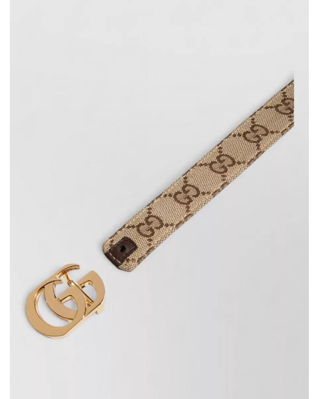 Gucci Gray Leather Reversible Belt