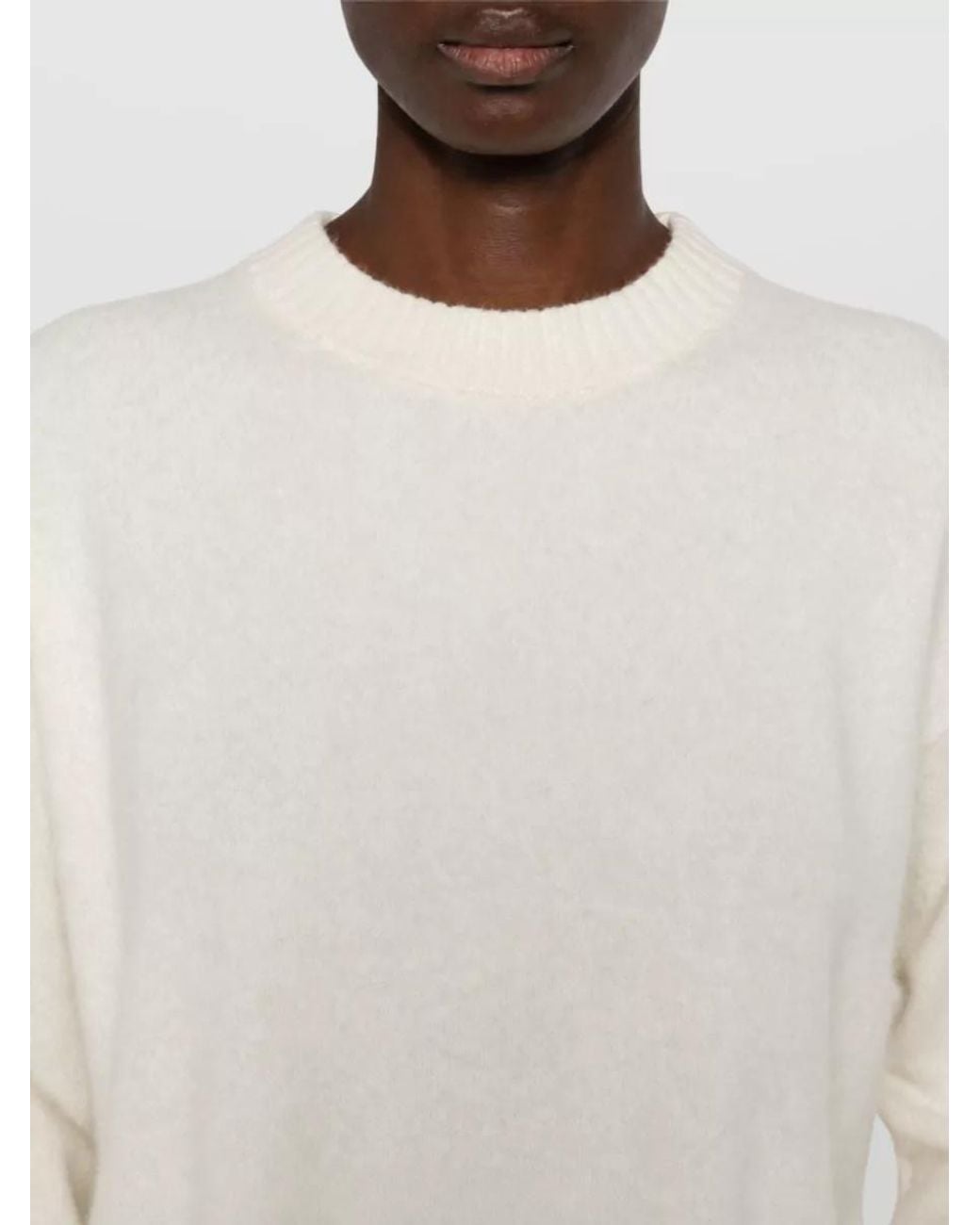 C.t. Plage Natural Wool Crewneck Sweater