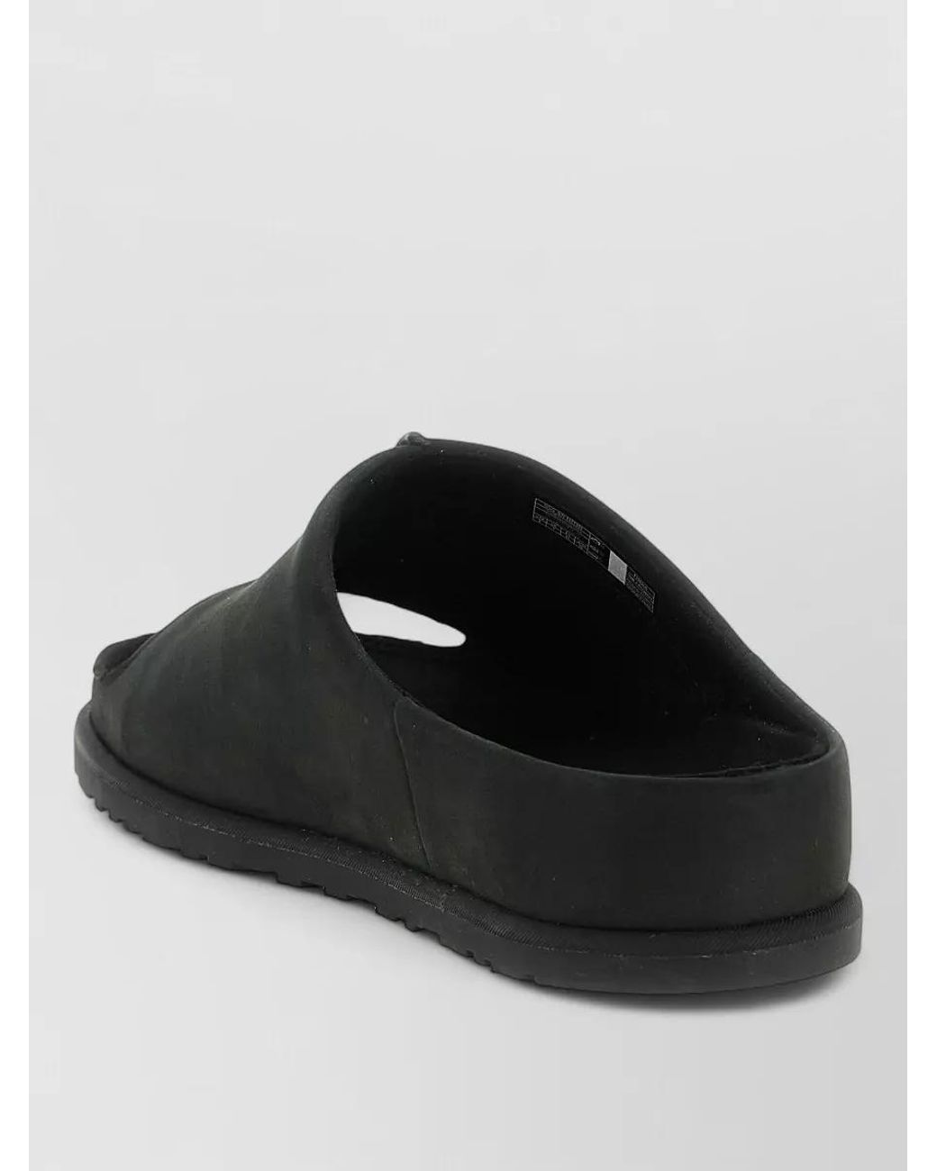 Ugg Black Leather Otzo Slides for men