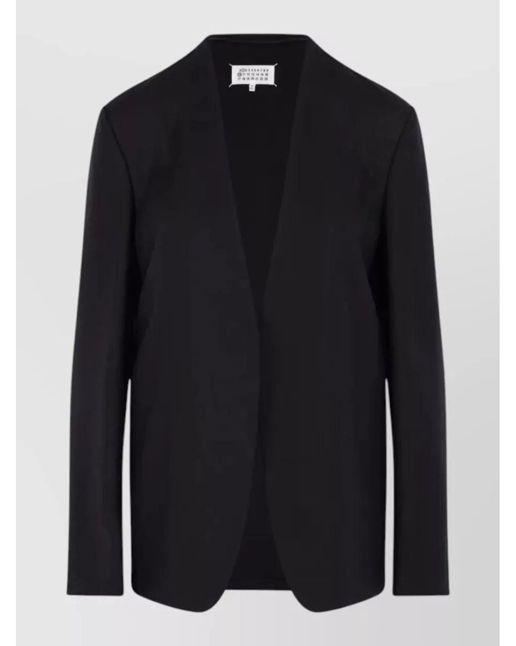 Maison Margiela Blue Virgin Wool Open Blazer