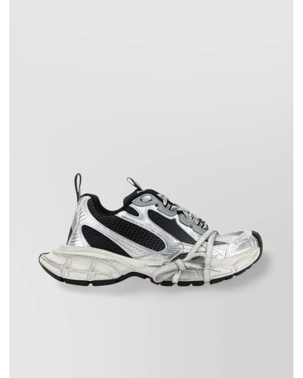 Balenciaga White Mesh Low-Top Sneakers