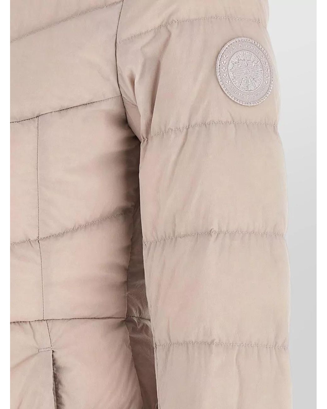 Canada Goose Natural Down Quilted Hooded Slim-Fit Short Parka Coat