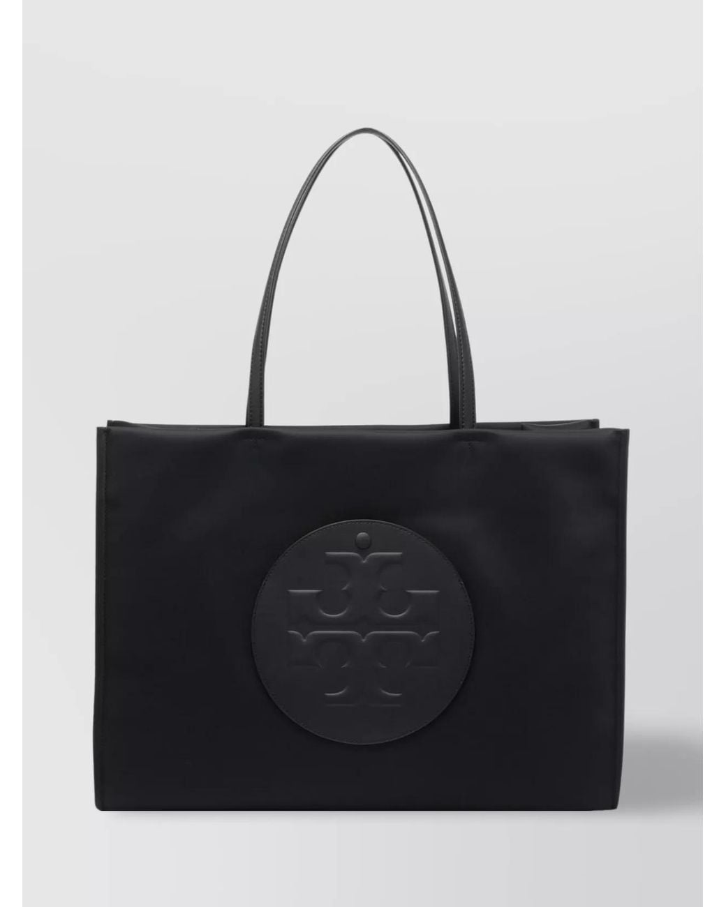 Tory Burch Black Ella Large Nylon Tote Bag