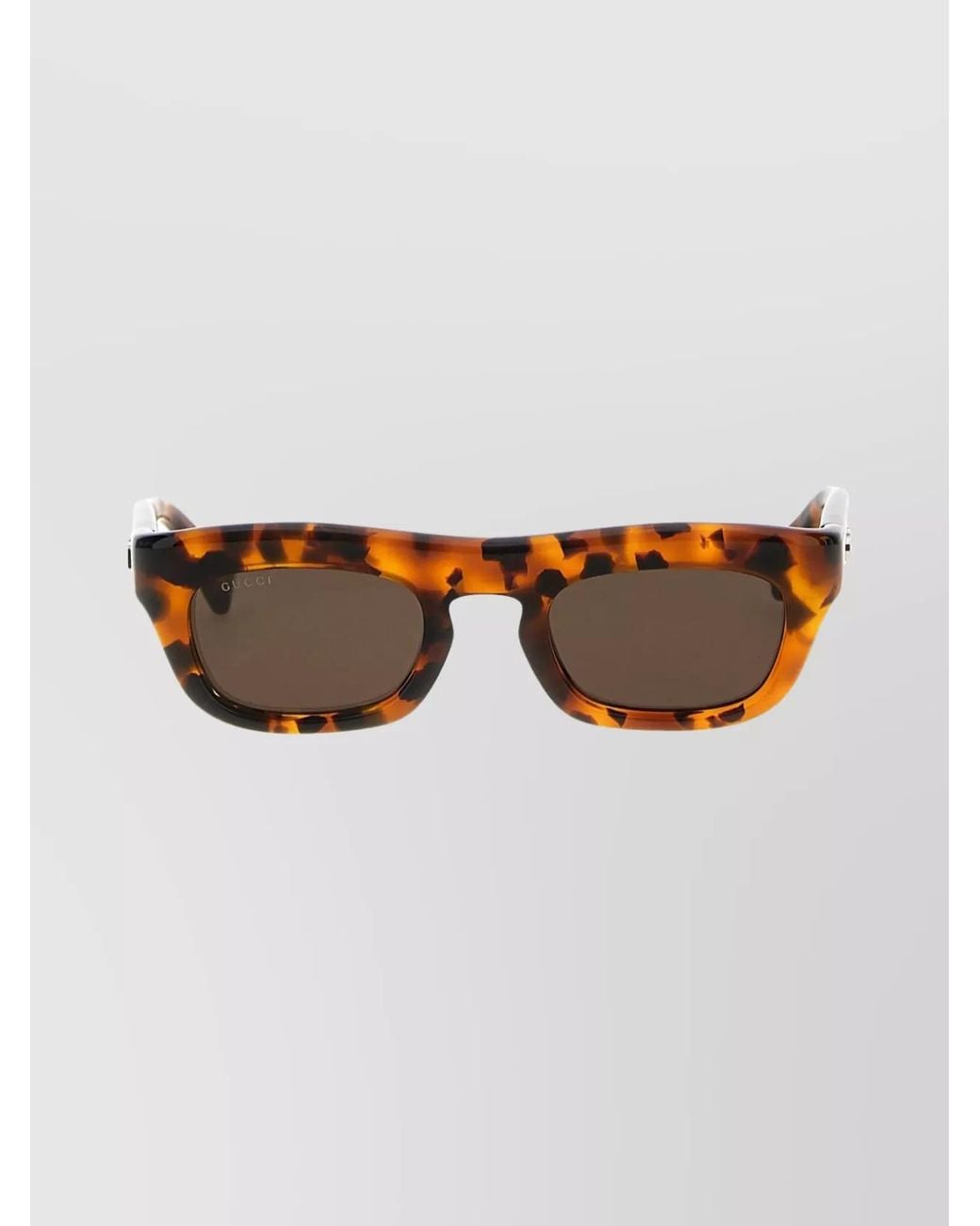 Gucci Brown Rectangular Sunglasses for men