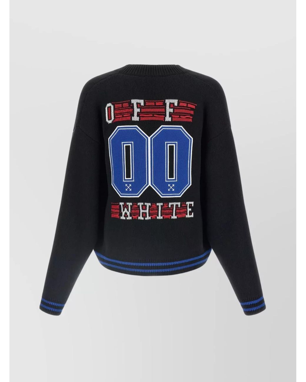 Off-White c/o Virgil Abloh Black Glide Diag Cotton Cardigan for men