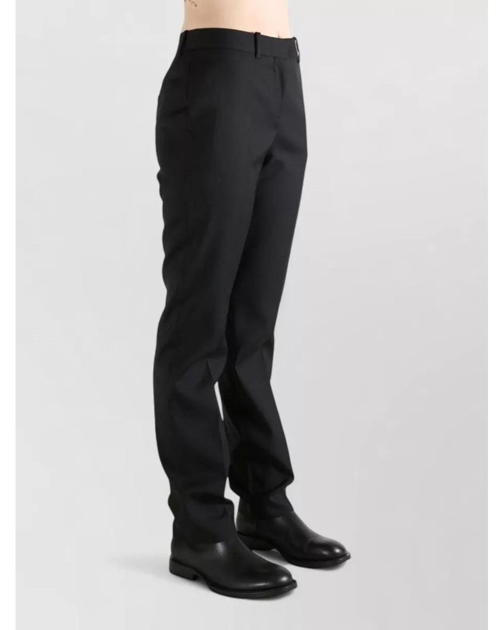 Givenchy Gray Straight-Leg Suit Trousers