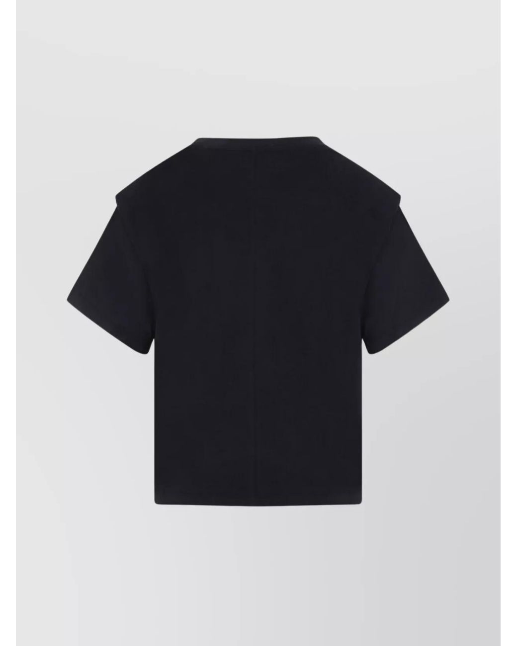 Isabel Marant Blue Organic Cotton Crew Neck Short Sleeve Zelitos T-Shirt