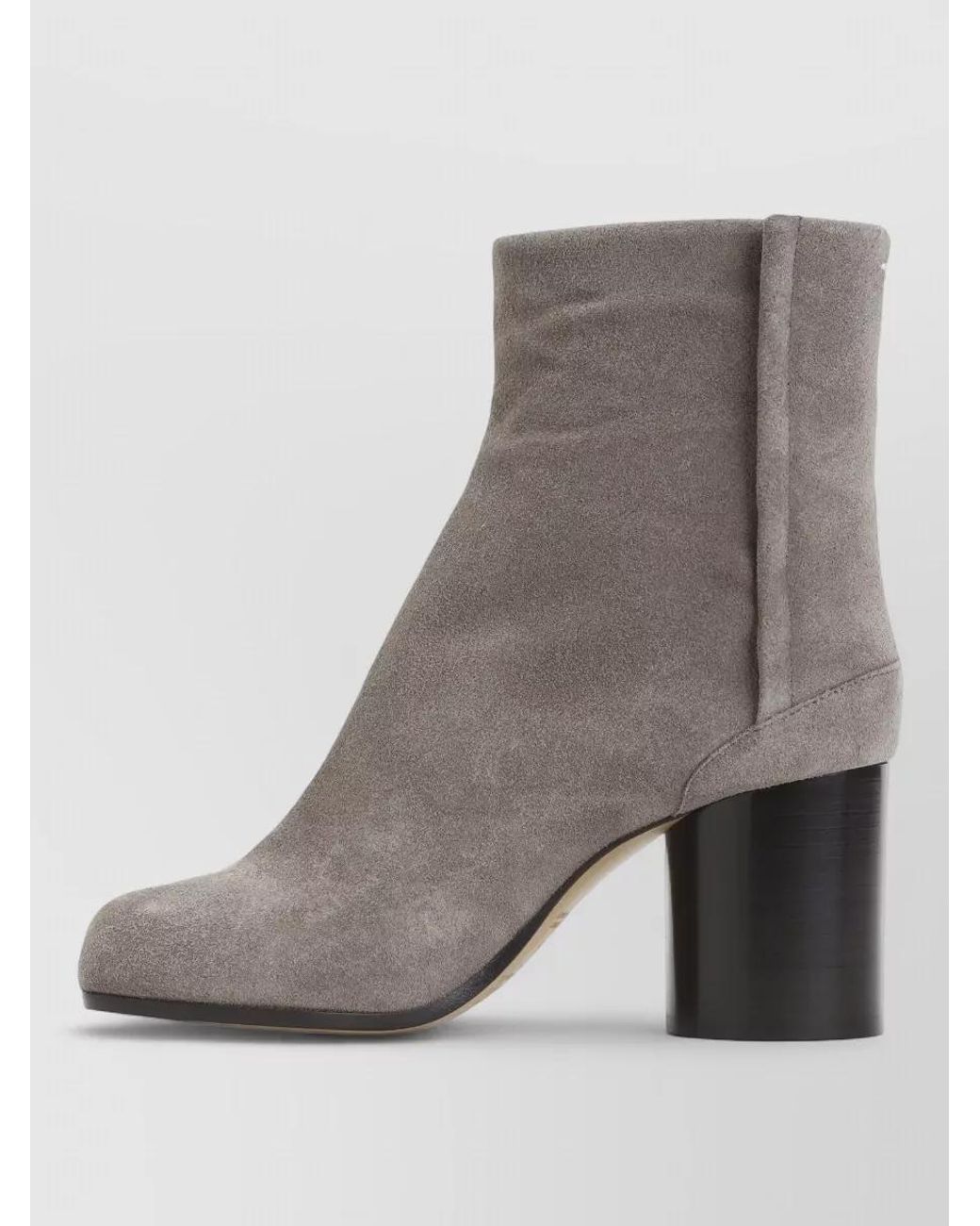 Maison Margiela Gray Suede Tabi Ankle Boots