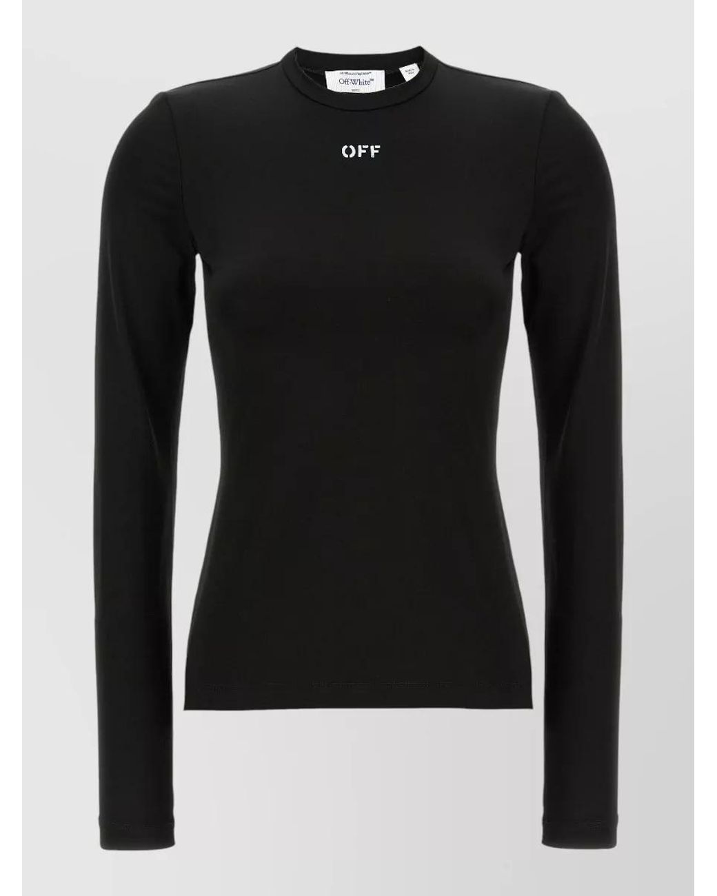 Off-White c/o Virgil Abloh Black Second Skin Knitted Top