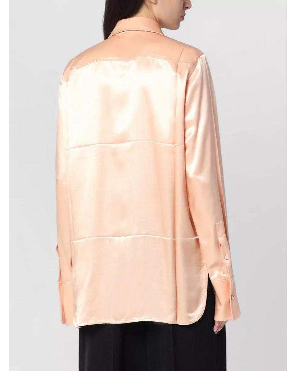 Jil Sander Natural Tie Detail Shirt
