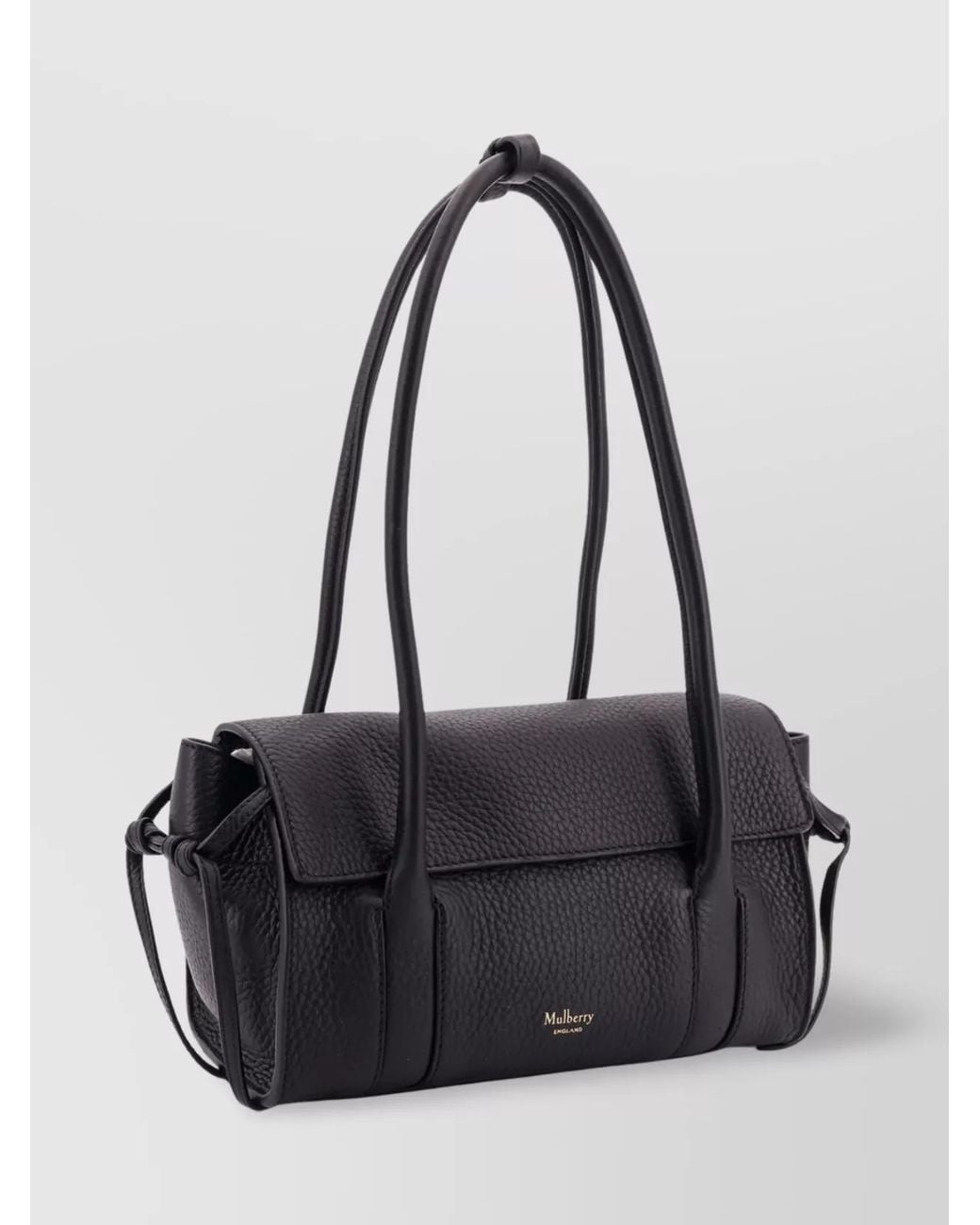 Mulberry Black Mini Bayswater Leather Shoulder Bag
