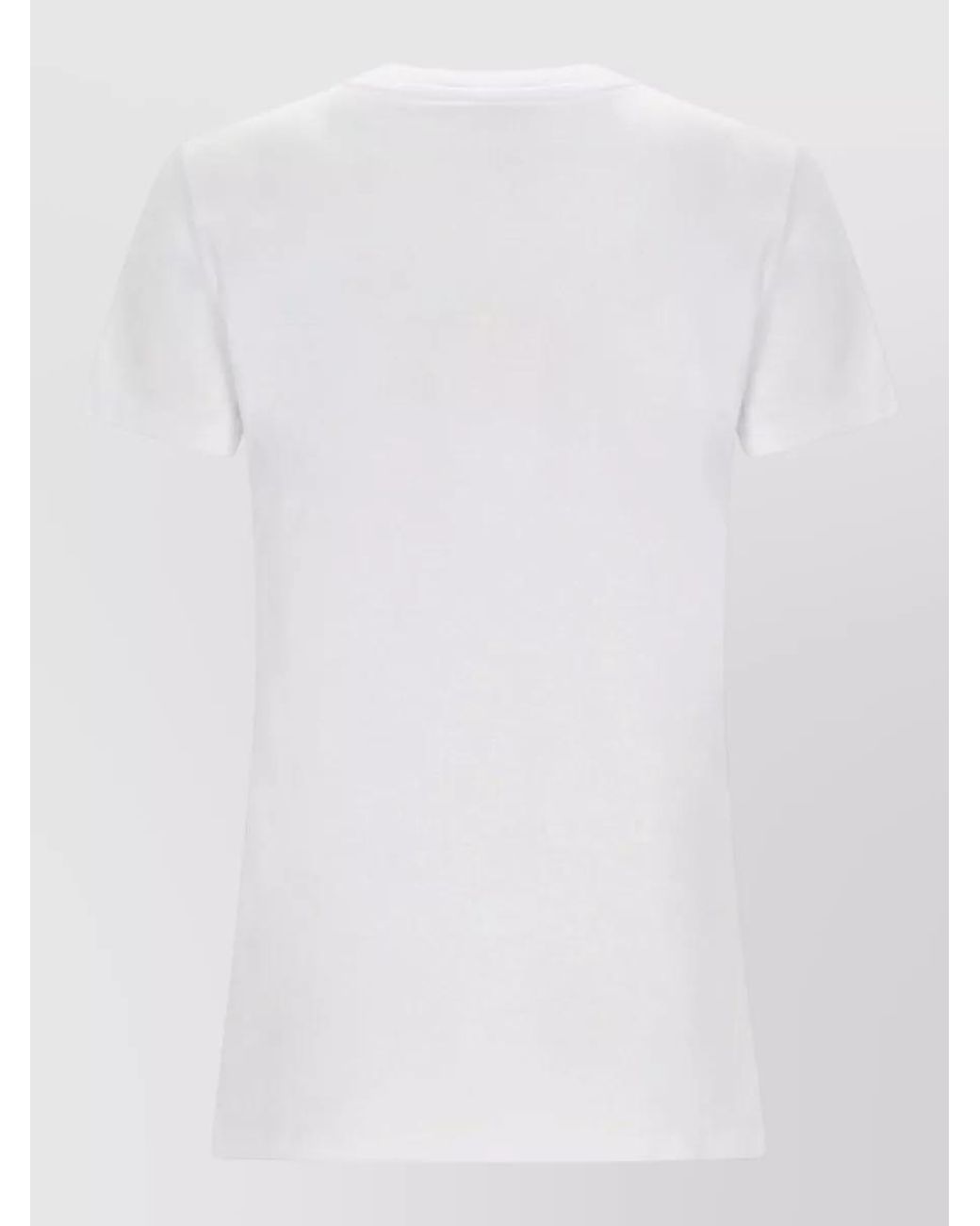 Max Mara Blue Cotton Printed T-Shirt