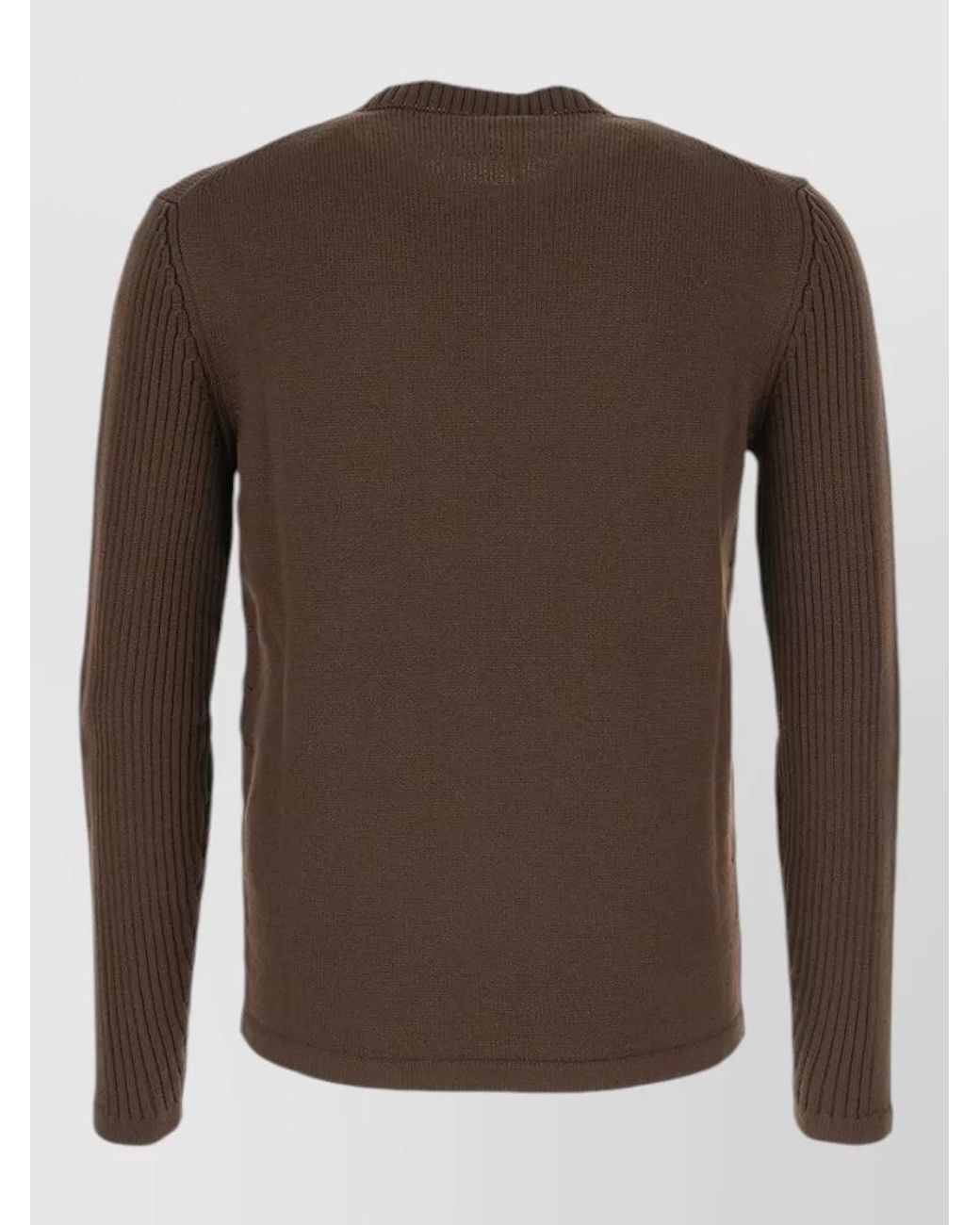 Prada Brown Crewneck T-Shirt for men