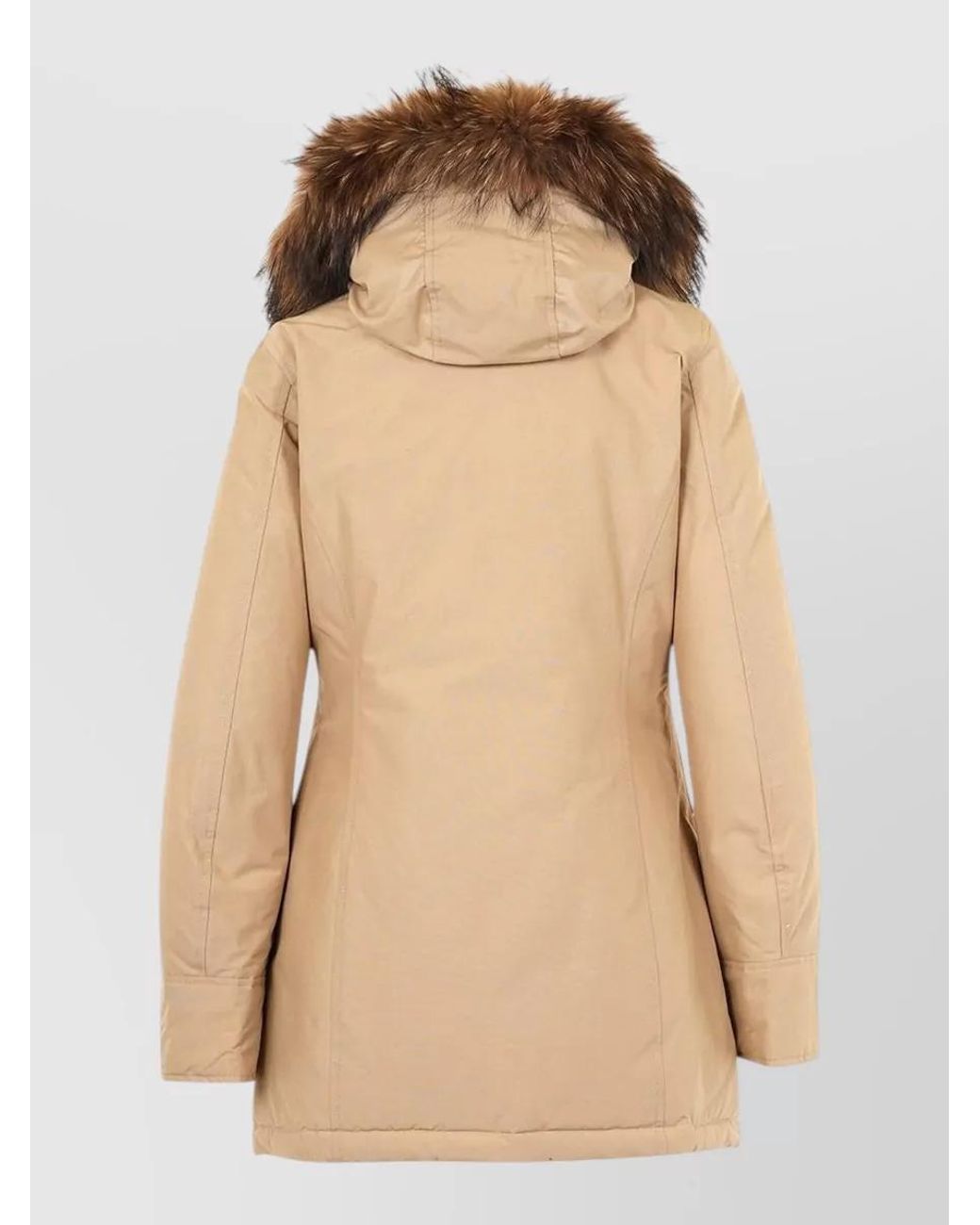 Woolrich Natural Wool Puffer Jacket