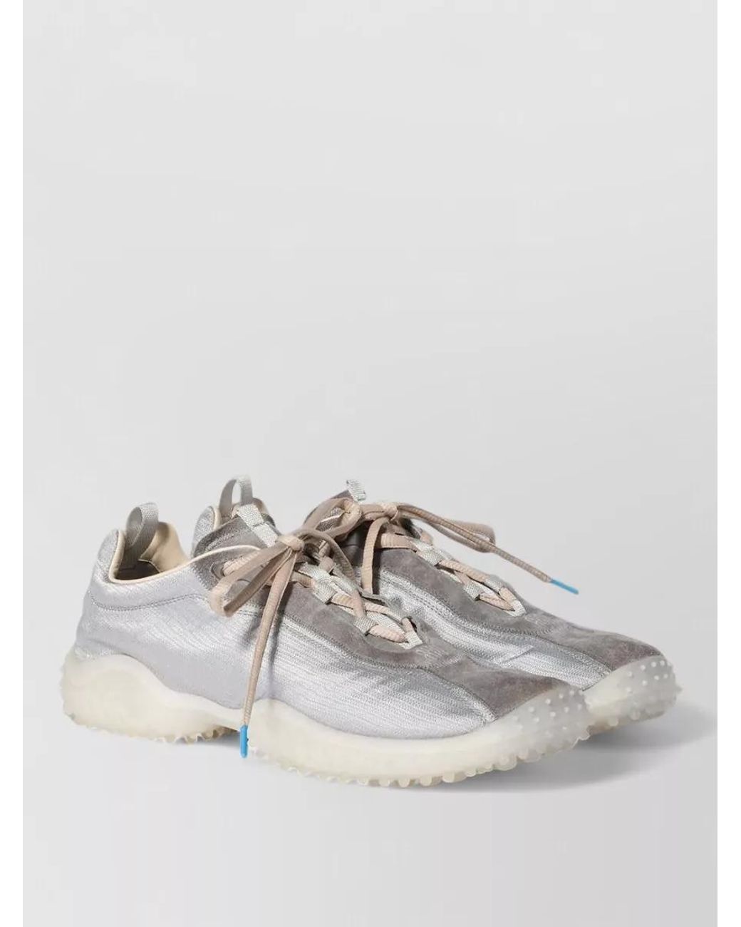 Miu Miu Metallic Suede Low-Top Sneakers
