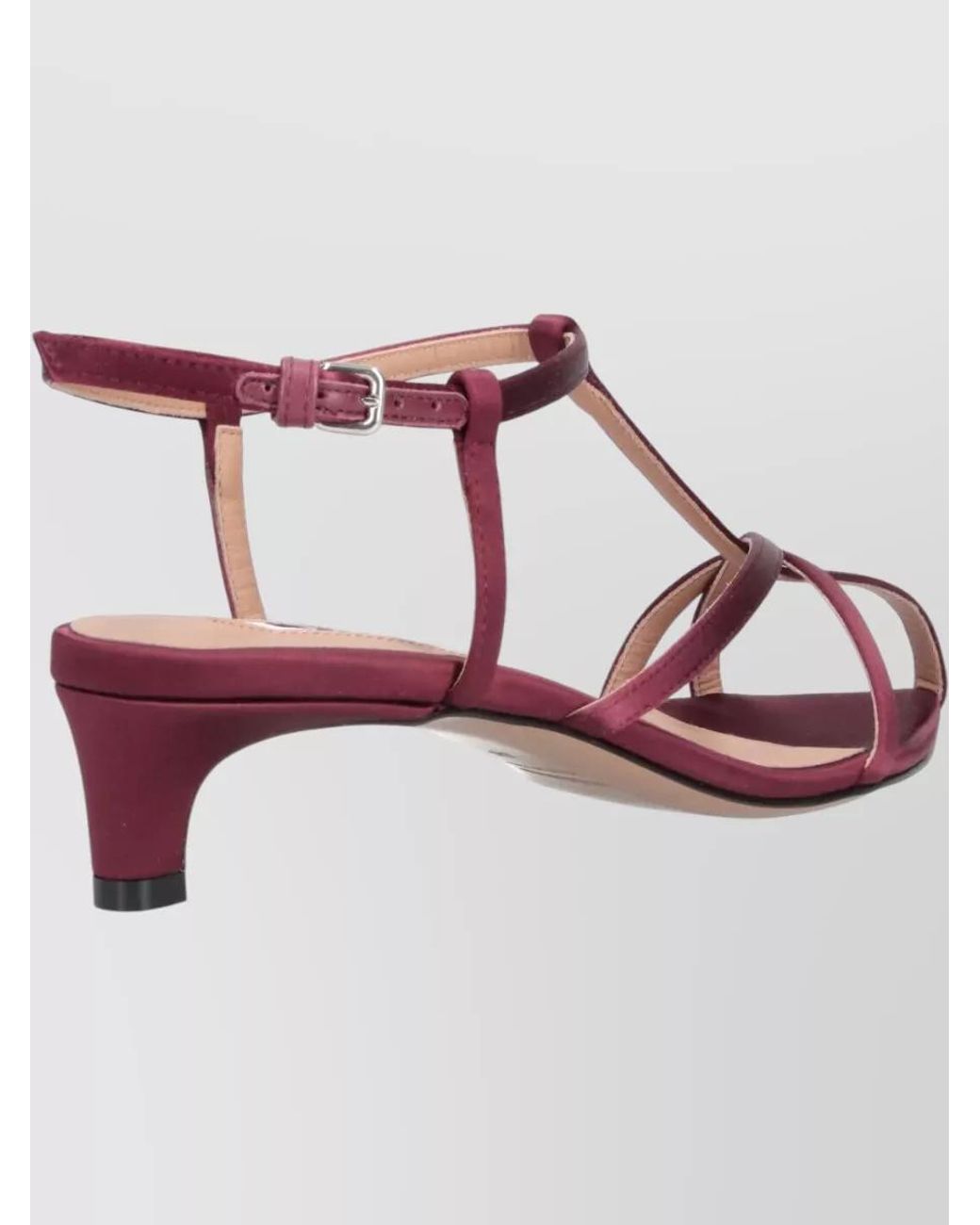 Jil Sander Pink Leather Cage Sandals