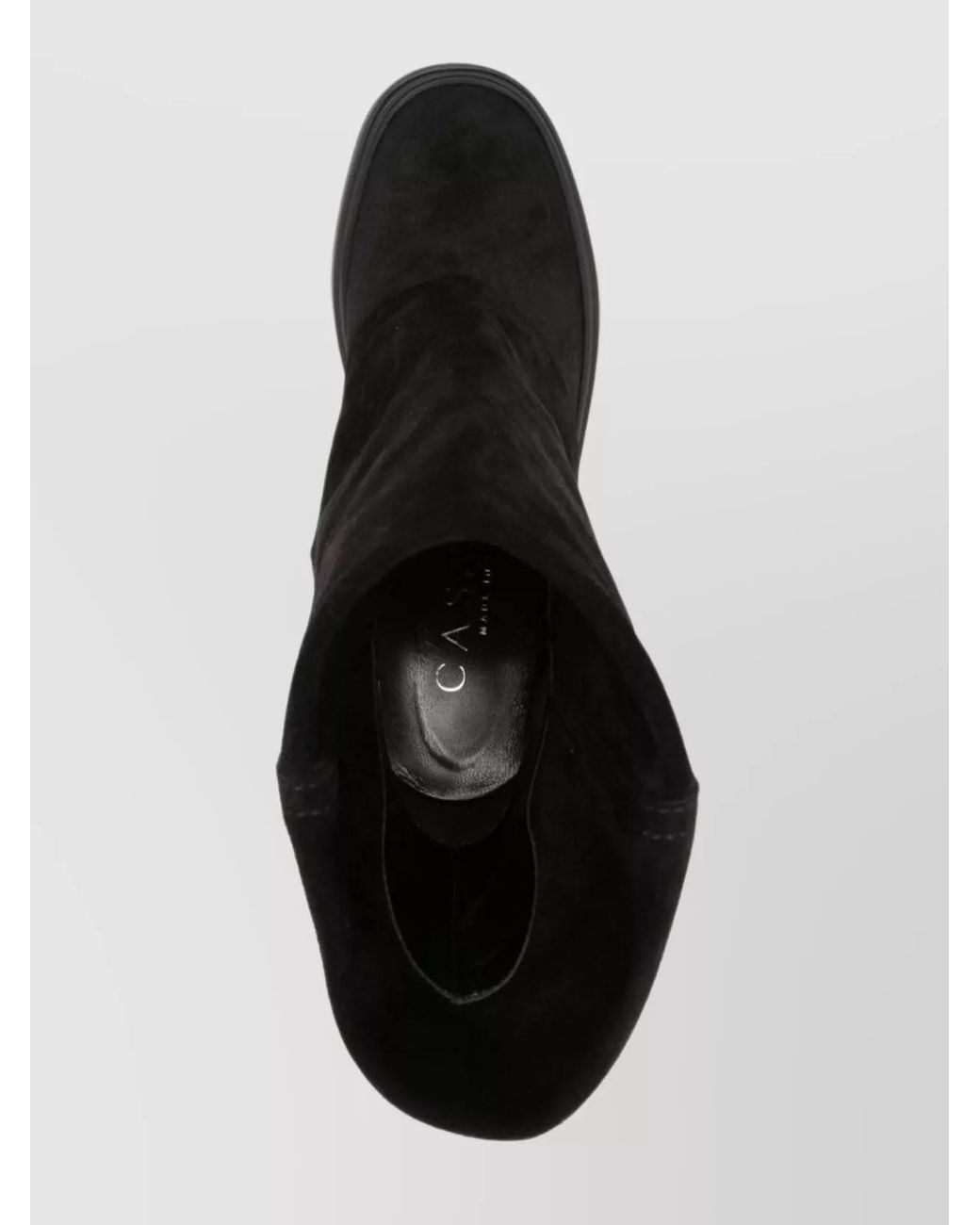 Casadei Black Double Face Suede Leather Boots