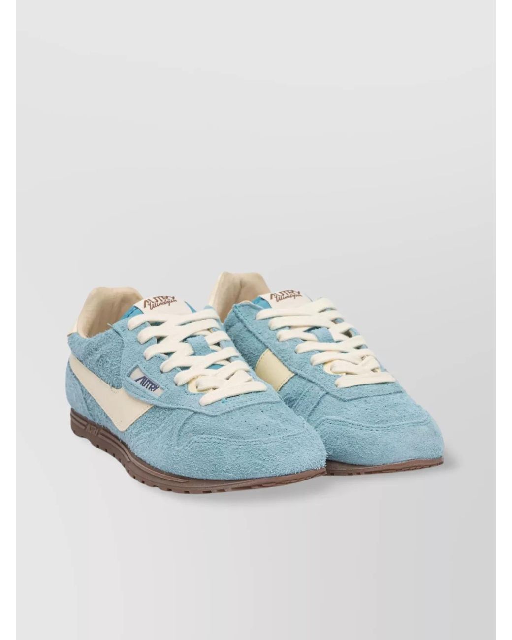 Autry Blue Suede Windspin Low-Top Sneakers