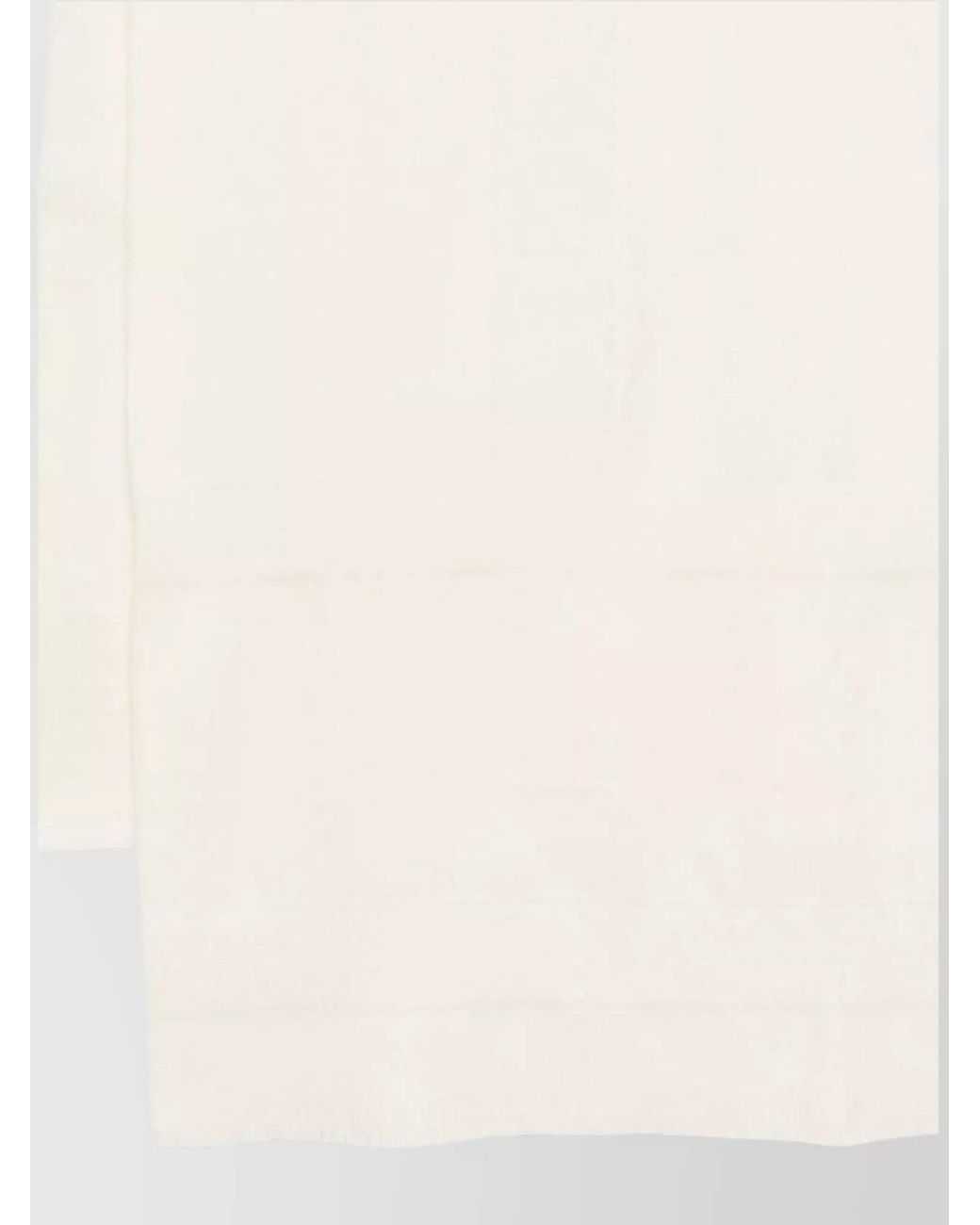 Totême Natural Wool Twill Monogram Scarf
