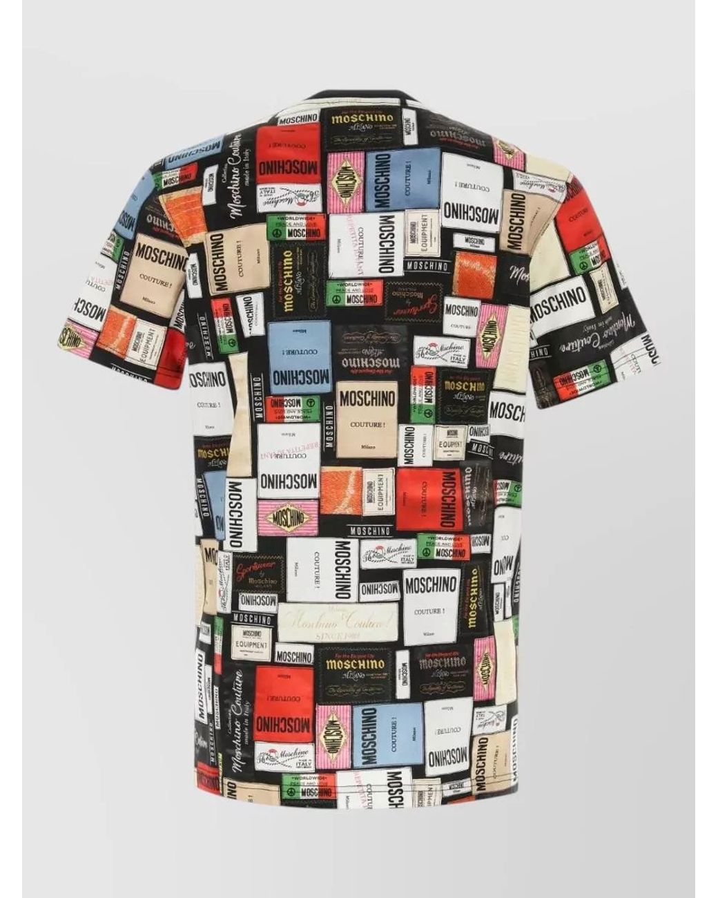 Moschino Multicolor Printed Cotton T-Shirt for men