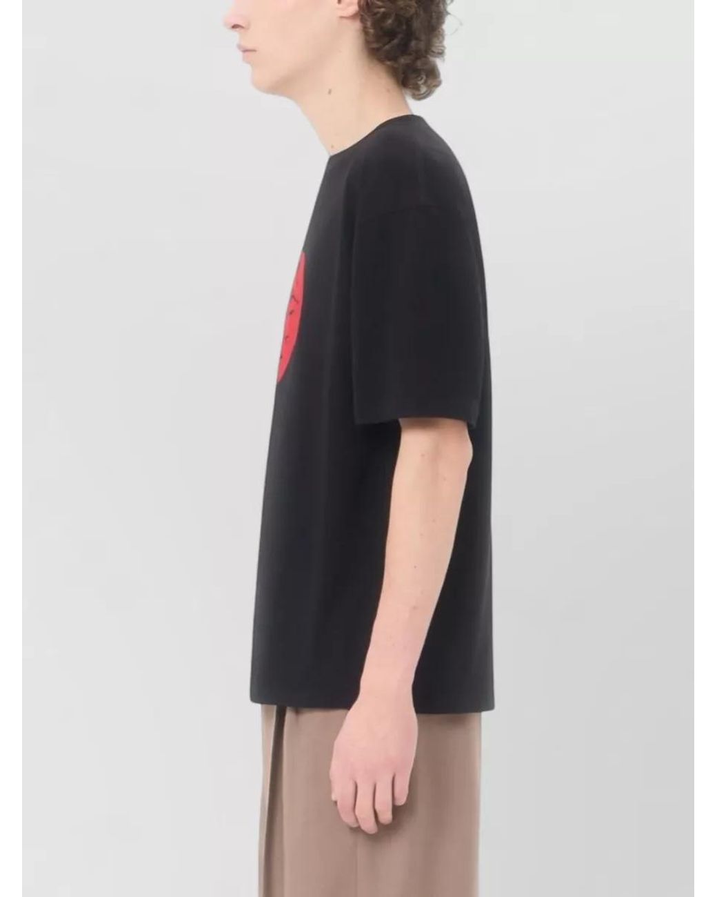 Valentino Garavani Black Cotton T-Shirt for men