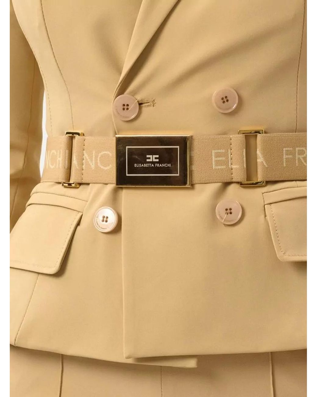 Elisabetta Franchi Natural Suit Jacket