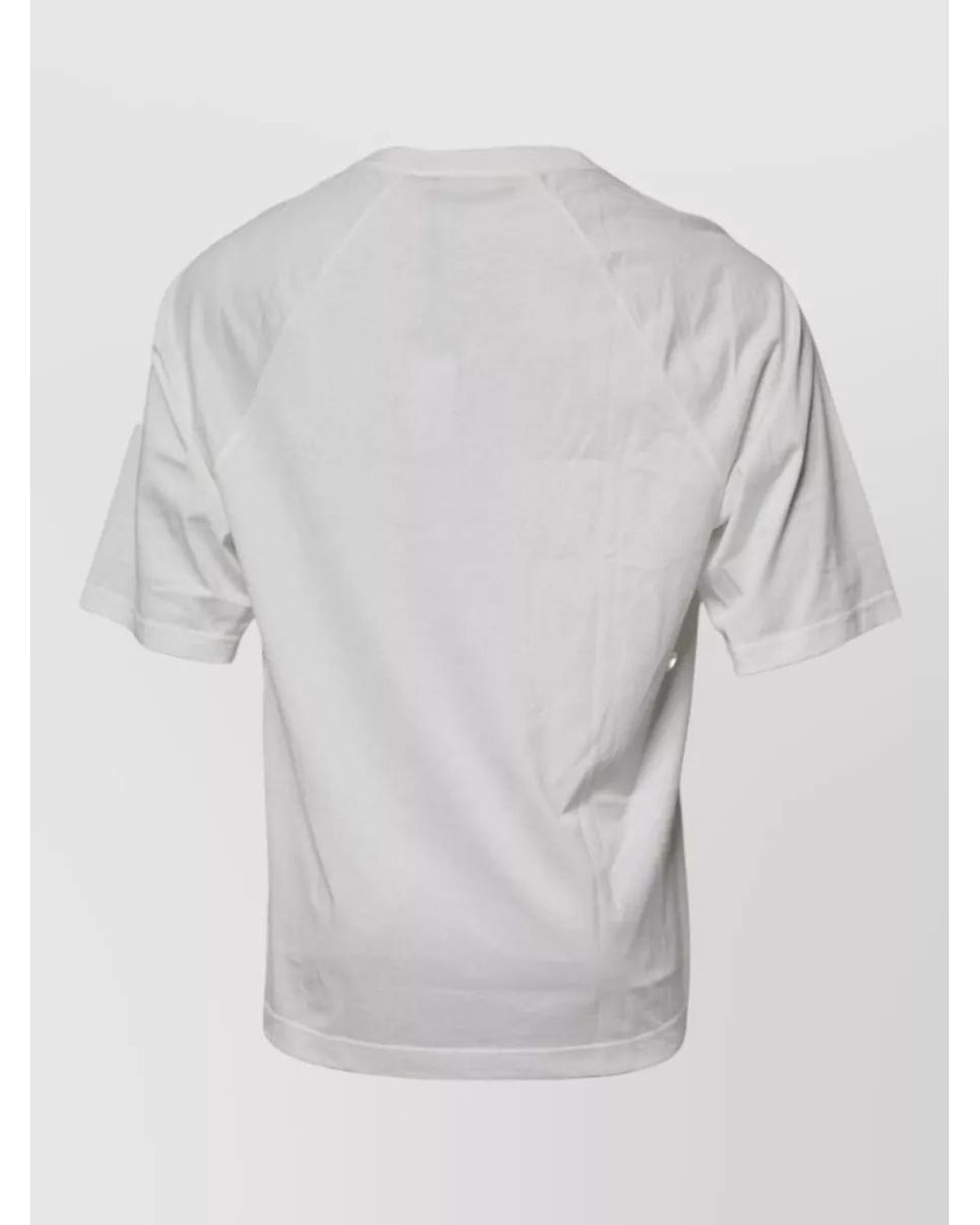 Dolce & Gabbana Gray Cotton Graphic Short Sleeve T-Shirt for men