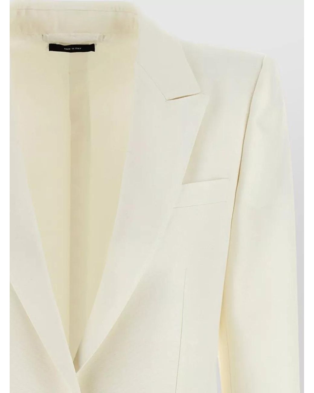Tom Ford Natural Silk Blend Single-Breasted Blazer