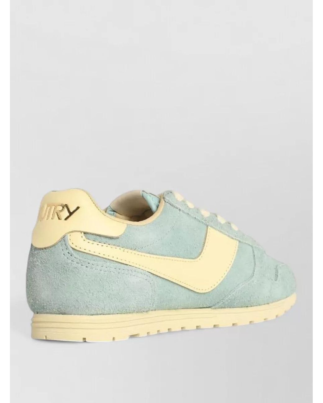 Autry Blue Leather Low-Top Sneakers