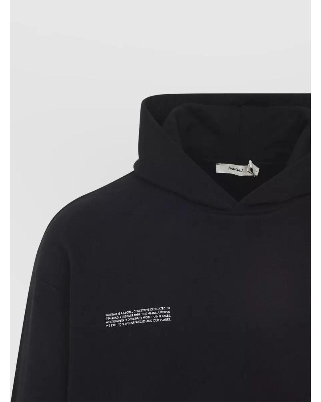 PANGAIA Blue Cotton Oversized Hoodie
