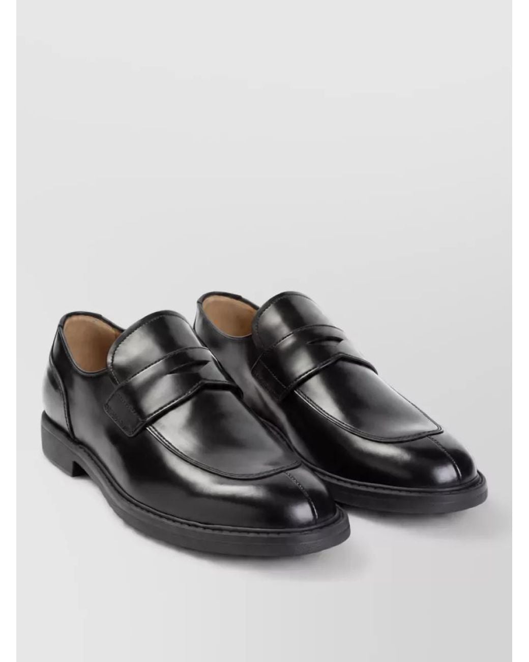 Church's Black Leather Loafers for men
