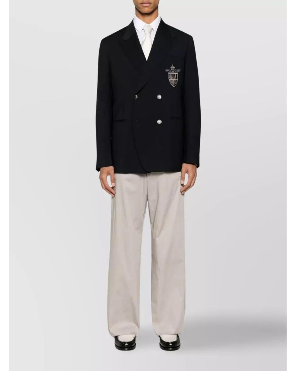 Fendi Natural Straight-Leg Cargo Trousers for men