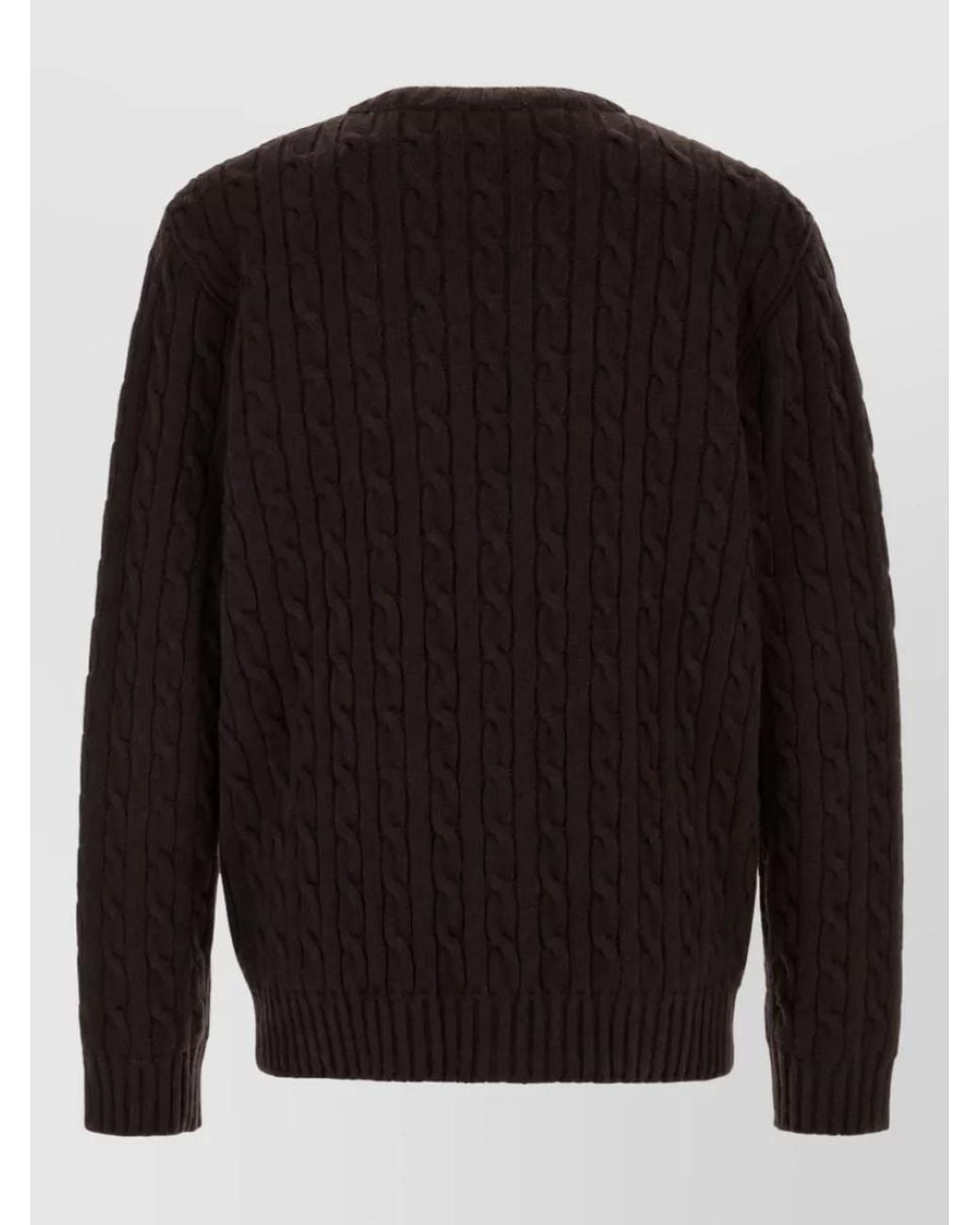 Valentino Garavani Black Wool Cardigan for men