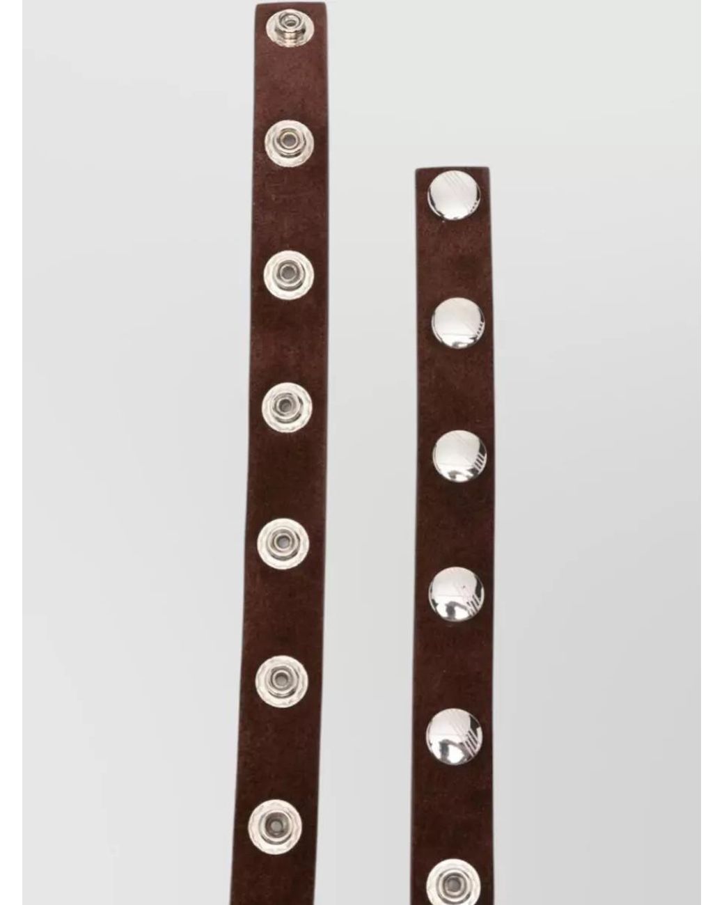 The Attico Multicolor Leather Belt