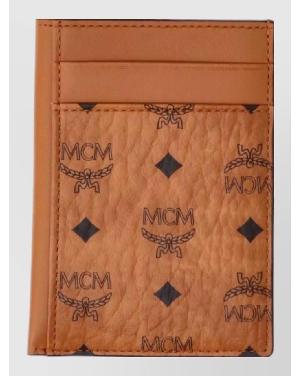 MCM Brown Keyring for men