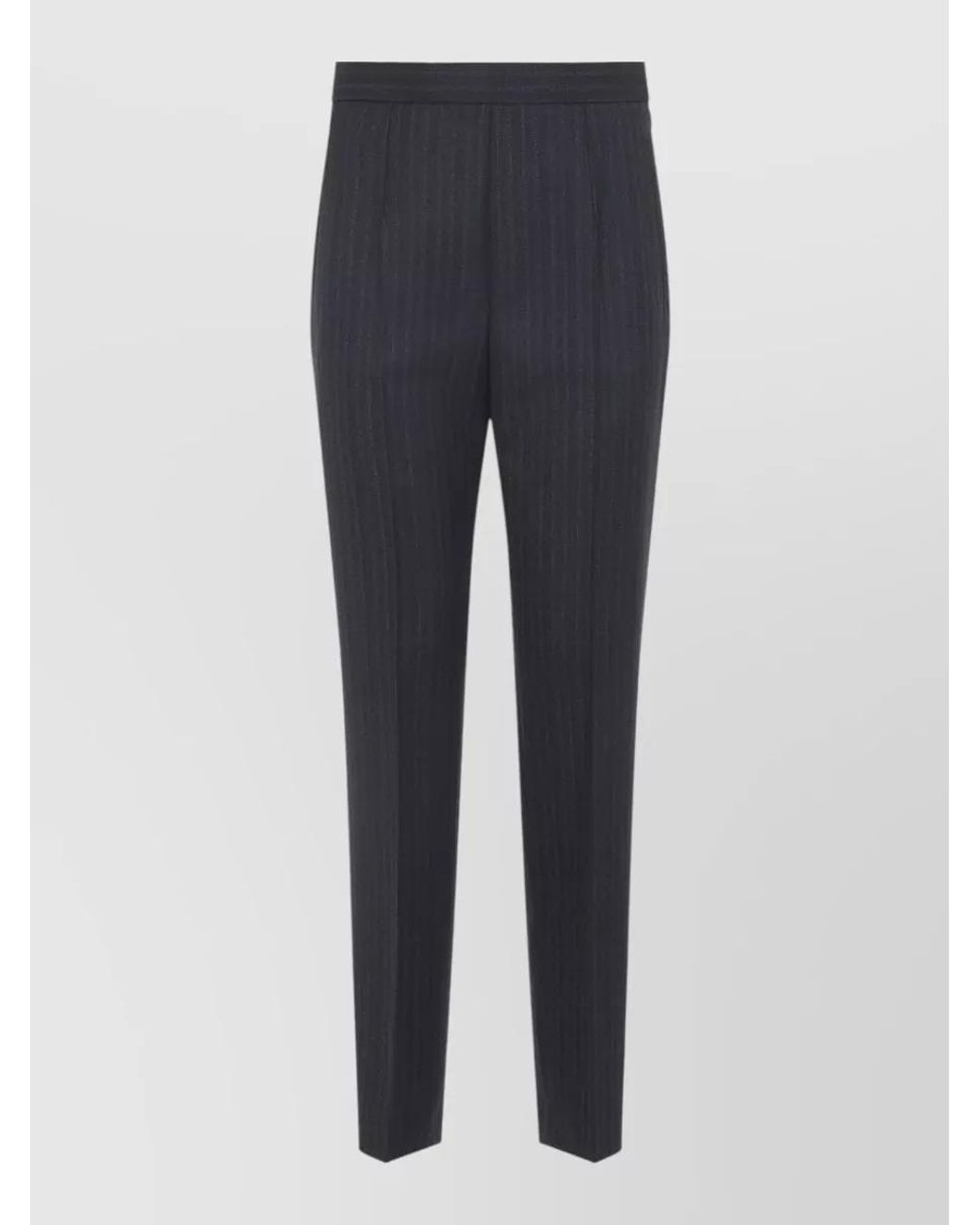 Jil Sander Blue Pinstriped Slim-Fit Tapered Suit Trousers