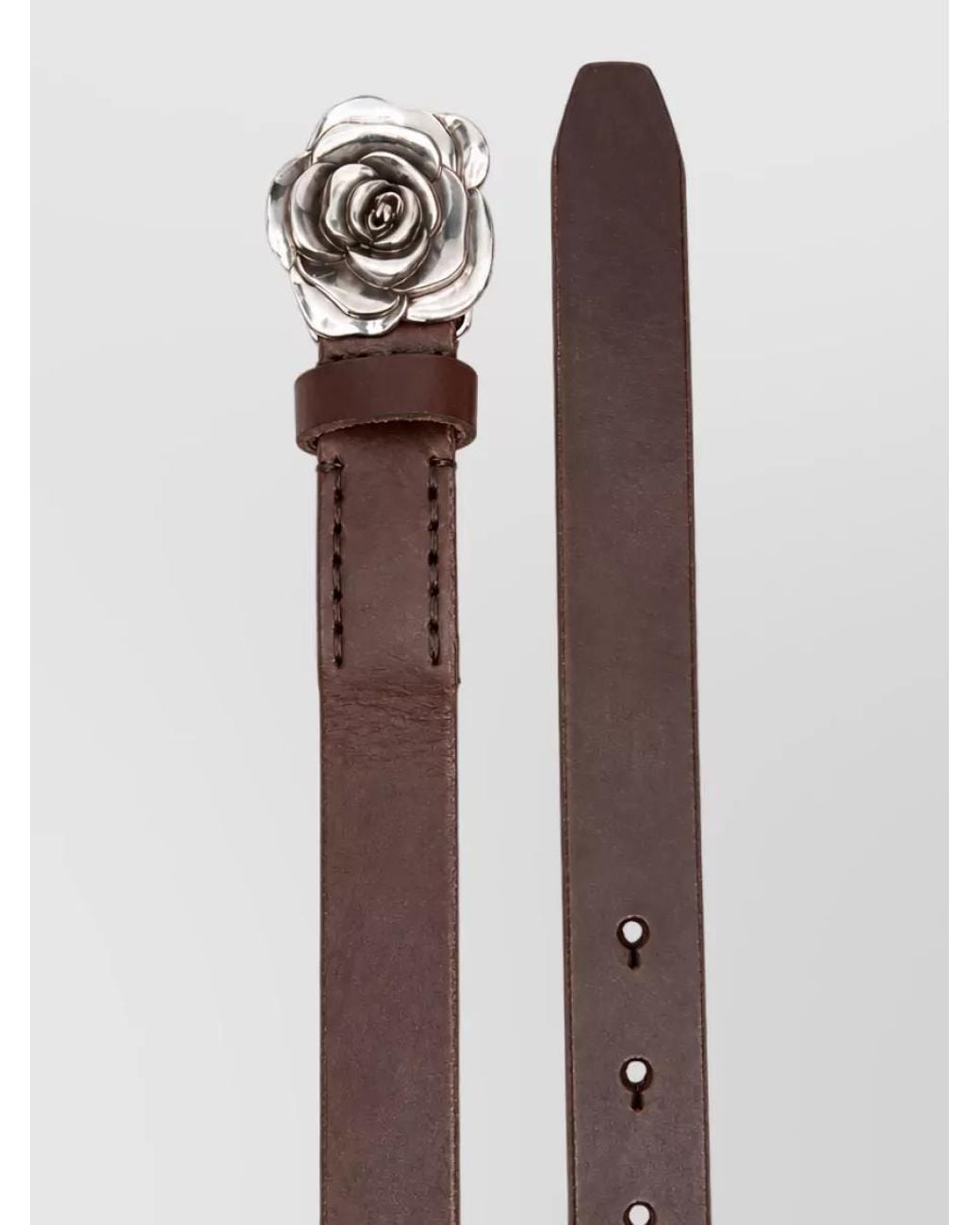 Our Legacy Multicolor Leather Rose Belt
